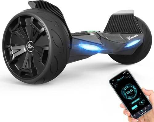 EVERCROSS 8,5 Hoverboards Offroad, All Terrain Hover Board, App-fähige Hoverboards mit Bluetooth, 4,4Ah verstärkte Batterie, Hover Boards für Kinder Jugendliche Erwachsene
