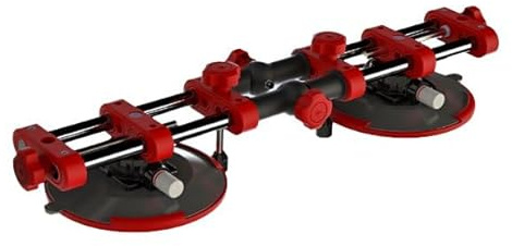 Régulateur d'angle de carrelage avec ventouses – Outil professionnel de nivellement et d'alignement pour carrelage grand format, comptoirs, sols et murs