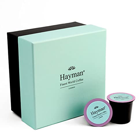 Hayman, 100% Mexico Decaf Coffee, Medium Roast, 18 Coffee Pods | Compatible With Keurig K-Cup Single Serve Machines, Decaffeinated