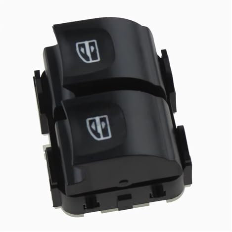 Interruptor elevalunas eléctrico para Opel para VIVARO B para Kasten/Combi para Combi Elevalunas Eléctrico Delantero Derecho Botón Doble 254118044R Botón Ventana Eléctrica