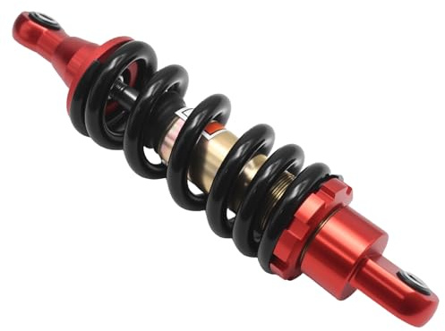 Hoypeyfiy 270 mm 980 lb 10 mm Bohrung Motorrad-Stoßdämpfer Hinten, Universeller Moped-Federstoßdämpfer, geeignet für 70 ccm, 90 ccm, 110 ccm, 125 ccm, 150 ccm Dirt Pitbikes