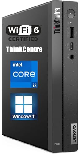 Lenovo ThinkCentre Neo 50q Gen4 1L Mini PC | Intel 12th Gen CPU (6Cores, Up to 4.4GHz) | 32GB RAM, 1TB SSD | Windows 11 | WiFi 6, RJ45 | UHD Graphics | Dual 4K Display Support