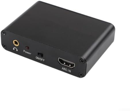 Estrattore audio digitale abilitato, a coassiale ottico per adattatore RCA da 3,5 mm, convertitore audio ad alta fedeltà 192 kHz per soundbar Smart TV e