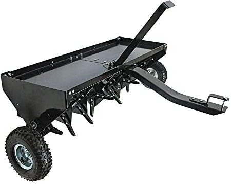 DEMA Rasenlüfter & Vertikutierer 120 cm Stachelwalze, 34 Messer, für Rasentraktor & ATV, Ackerschienen-Befestigung, robust & langlebig, flexibel einstellbar, effiziente Rasenpflege