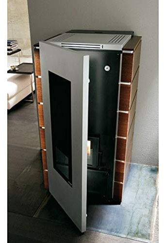 Poêle à granulés Palazzetti Ecofire Giulia Hydro Teak 18,5 KW = 150 M²