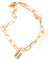 Gold Chunky padlock chain necklace