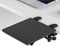 OUGIC Ergonomics Desk Extender Tray, 9.5x9.1 Punch-Free Clamp on, Foldable Keyboard Drawer Tray, Table Mount Armrest Shelf, Computer Elbow Arm Support