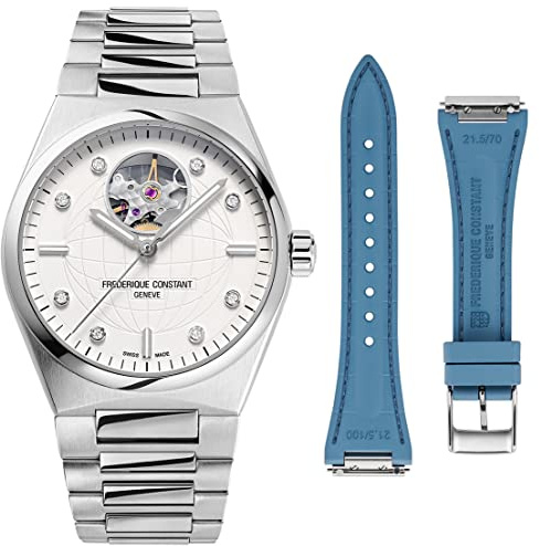 Frédérique Constant Automatik Damen Analog Armbanduhr Highlife Heart Beat Swiss Made