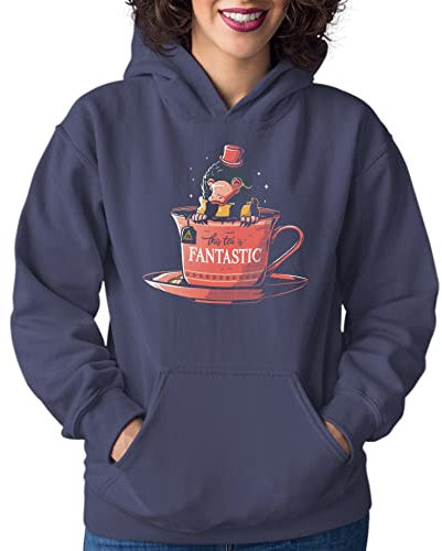 T-Nerds - Fantastic Tea - Damen Hoodie 3XL - Navy