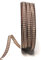 s.dekoda Schleifenband 50m x 6mm Braun - Beige Karoband Vichykaro gewebtes Dekoband kariert