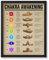 Poster Master Chakra-Erwachen-Poster – Chakra-Druck – Meditationskunst – positive Körperenergiekunst – Geschenk für Männer und Frauen – Dekoration für Schlafzimmer, Wohnzimmer, Fitnessstudio oder