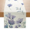 Avoik Mode Blumen Tischläufer Sommer Mohnblumen Herbst Tischläufer Frühling Küche Esstisch Dekoration für Drinnen Draußen Urlaub Party Wohnzimmer Dekor 33 x 180 cm, Lila