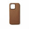 Mujjo Leather Wallet Case iPhone 16 Pro Max Braun