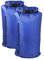 MOUNTLEY Dry Bag 2er Set 13L+13L - Ultraleichte Packsäcke wasserdicht - faltbar - wasserdichte Beutel mit Premium Roll-Top, Ideale Packlösung für Wandern, Outdoor, Camping & Wassersport (Blau)