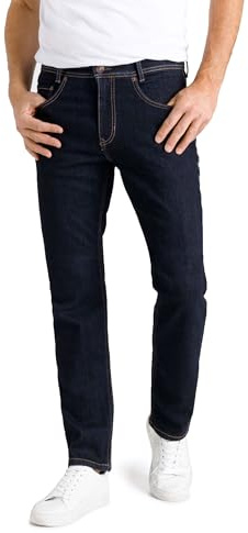 MAC Jeans Herren Jog'n Jeans Sweat Denim, 0994.H750 Dark Blue Rinsed