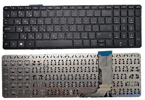 HYFOZAE Laptop-Teile Für HP für Envy 15-J 17-J 15T-J 15Z-J 17T-J 15-j000 17-j000 Französisch/Deutsch/Schweizer/Spanisch/Russisch Laptop Tastatur Backlit(Russian)