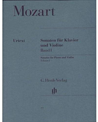 Sonaten für Klavier und Violine, Band I: Besetzung: Violine und Klavier (G. Henle Urtext-Ausgabe)