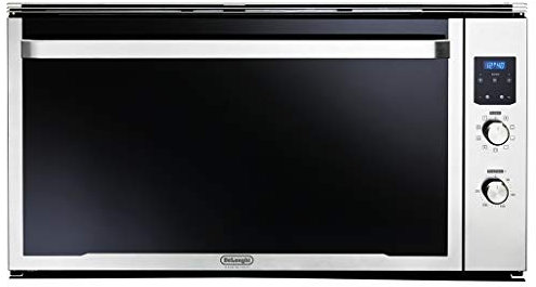DeLonghi SLM 90 und Backofen, 90 cm, elektrisch, 87 l, 9 Funktionen, beheizbar, 3D SLM90ED Edelstahl