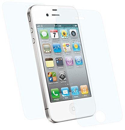 doupi Ultrathin Schutzfolie für iPhone 4 4S, matt entspielgelt optimiert Display Schutz (2X Vorderseite + 1x Rückseite)