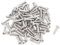 sourcing map 60pcs M3 x 12mm 304 Edelstahl Kreuzschlitz Kreuz Flachkopf Schrauben Bolzen