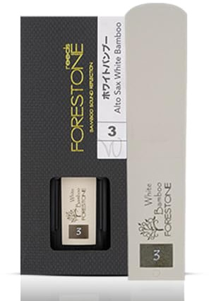 Forestone White Bamboo Synthetic Alto Saxophone Reed (3.0)