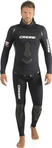 Cressi Apnea Complete Wetsuit - Two Piece Apnea Wetsuit, Available in Premium Neoprene 3.5_ 5_7 mm, for Men