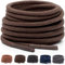 Miscly Cordones para Zapatos de Vestir - Disponibles en Múltiples Longitudes y Colores (Marrón Oscuro, 91 cm)