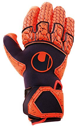 uhlsport Unisex Next Level Supergrip Reflex Torwarthandschuhe , marine/ Rot fluo , 9