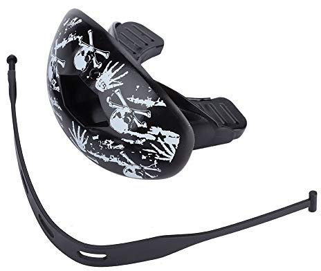 Mundschutz Zahnschutz für Schleifen Sport Rugby Lebensmittelqualität TPR Mundschutz Sport Rugby Taekwondo Boxen Kickboxen Combat Athletic Protector(2)