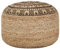 vidaXL Sitzpuff Pouf Sitzpouf Puff Sitzkissen Sitzhocker Fußhocker Hocker Fußbank Ottoman Fußbank Fußschemel Handgefertigt Braun 45x30cm Jute