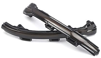 Kit Lampeggiante Dinamico per Golf VII 7 MK7, Golf 7 Sportsvan 2014-2019 Indicatori di Direzione LED Dinamici Black Edition Plug&Play Accessori