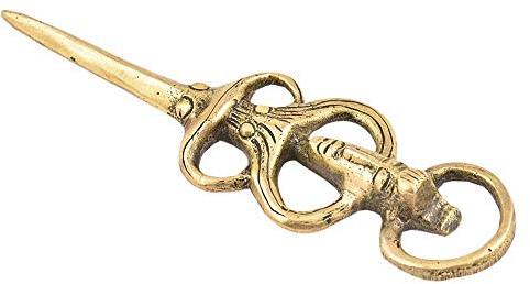IndianShelf 1 Piece Brass Gold Sword Bottle Opener Bar Accessories