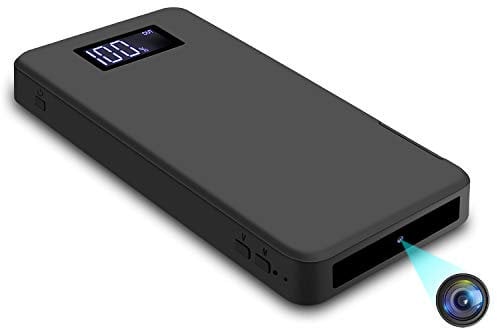 Igzyz Cámaras espías Ocultas, 10000mAh Mini cámara de Seguridad 1080P con visión Nocturna Detección de Movimiento Gravedad Sensor Grabación en Bucle (con Tarjeta de 32GB)