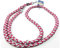 TRIXIE Hundeleine Cavo V-Leine L–XL, 2,00 m ø 18 mm in fuchsia - verstellbare Leine mit reflektierenden Elementen - für große bis sehr große Hunde - 135911