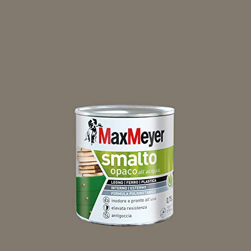 Maxmeyer Smalto All'Acqua Poliuretanico Opaco Yuta 0,75 L
