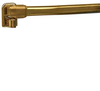 Proper Tools Cafe Rod, Curtain Pole Extendable, Telescopic Metal Rod - 100-180 cm (39.37 - 70.86) - For Kitchen, Bathroom - Gold