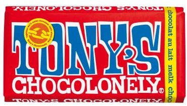 Tony's Chocolonely - Tablette de chocolat, lait - 180 grammes - Chocolat équitable