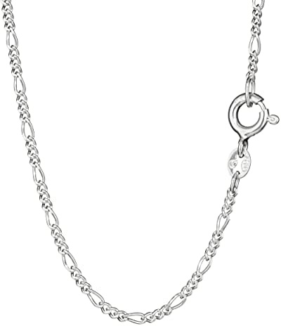 NKlaus 80cm Panzerkette 925 Silber elegante Halskette Breite: 1,6mm Collier 3,46g schwer 6838