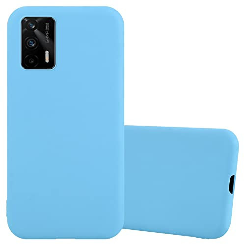 Cadorabo Hülle kompatibel mit Realme GT Master Schutzhülle TPU Silikon Case Candy Design Slim Kratzfest Weiche Gummi mit Rundumschutz Case Hülle für Realme GT Master in Blau