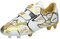 Agnueuty Fußballschuhe mit Stollen für Jungen Mädchen Athletics Football Schuhe Laceless Leichtathletik Trainingsschuhe Unisex Kinder,Gold,EU34