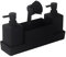 Sharplace Distributeur de Savon de Cuisine avec Porte-éponge Porte-Brosse avec Compartiment de Rangement Porte-Organisateur Caddy, Noir