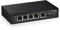 MokerLink 5-Ports Gigabit PoE Passthrough Switch, IEEE 802.3af/at PoE Repeater, 100/1000Mbps, 1 PoE in 4 PoE Out, Wandmontage, PoE Extender/Injektor/Netzwerk Extender DREI in einem