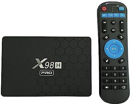 X98H Pro TV Box Android 12.0 2.4G/5G Wifi6 4G 64G BT5.0 Support 4K H.265 avec Clavier i8