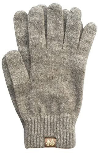 Noble Wilde, Possum Damen/Herren Fingerhandschuhe, 40% Possum, 53% Wolle, 7% Seide (Shale, S)