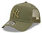 New Era Vesrtellbar Fanartikel New York Yankees MLB Olive gebogener Schirm Kappe - One-Size