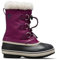 Sorel Yoot Pac Nylon WP, Stivali da Neve Impermeabili Unisex - Bambini e ragazzi, Viola (Wild Iris/Dark Plum 111), 38 EU