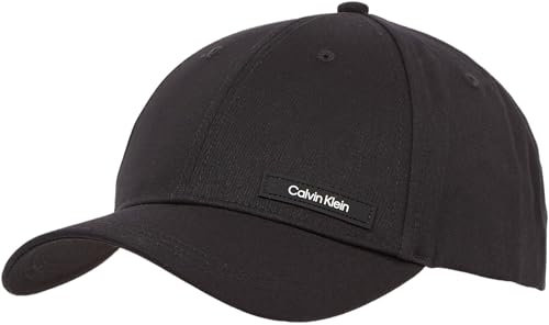 Calvin Klein Herren Cap Essential Patch Sportlich, Schwarz (Ck Black), Einheitsgröße