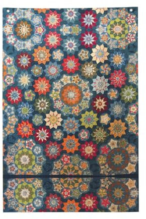 Nezih Böhmischer Blumendruck, 90 x 60 cm, Gartenflagge, Willkommensdekoration, Wandkunst, Hof, Terrasse, Veranda