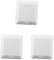 NeaxgeandX Lot de 3 caches d'interrupteur mural étanches pour travaux de rénovation de la maison, atelier, bureau, blanc, 12,6 x 11,6 x 4,5 cm