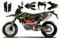 racestyles Dekor passend für KTM 690 SMC-R 2019 2020 2021 2022 2023 2024 Stripe Edition (gelb)